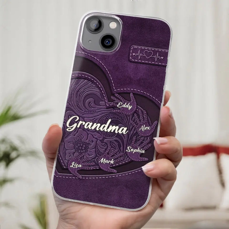 Custom Name Grandma Gifts for Grandmothers - Personalized Phone Case