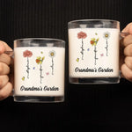 Custom Name Grandma's Garden Gifts - Personalized Glass Mug