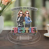 Congrats On Being My Friend - Bestie Personalized Custom Acrylic Shaking Stand - Gift For Best Friends, BFF, Sisters