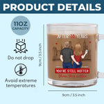 Custom Name Anniversary Couple Gifts - Personalized Glass Mug