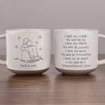 Custom Name Pet Love Gifts - Personalized Pottery Mug