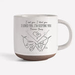 Forever Yours Memorial Keepsake Gift - Pottery Mug