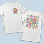 Custom Name Teaching Is My Superpower Teacher Gifts - Personalized Apparel Back And Front Printed