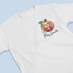 Custom Name Teaching Is My Superpower Teacher Gifts - Personalized Apparel Back And Front Printed