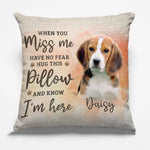 Custom Name Pet Remembrance Gifts for Dog Lovers - Personalized Pillow