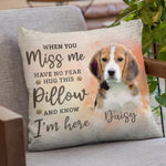 Custom Name Pet Remembrance Gifts for Dog Lovers - Personalized Pillow