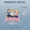 The Infinite Love Between Mom And Daughters - Family Personalized Custom Acrylic Shaking Stand - Gift For Mom, Grandma