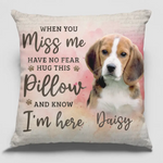 Custom Name Pet Remembrance Gifts for Dog Lovers - Personalized Pillow