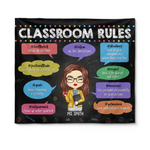 Custom Name Classroom Rules Teacher Gifts - Personalized Tapestry
