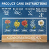 A Garden Of Love Grows - Family Personalized Custom Acrylic Letters 3D LED Night Light - Gift For Mom, Grandma