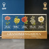 A Garden Of Love Grows - Family Personalized Custom Acrylic Letters 3D LED Night Light - Gift For Mom, Grandma