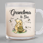 Custom Name Grandma to Bee Gifts for Grandmothers - Personalized Glass Mug