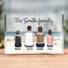 Beach Squad Goals - Family Personalized Custom Rectangle Shaped Acrylic Plaque - Gift For Family Members