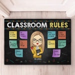 Custom Name Classroom Rules Teacher Gifts - Personalized Doormat