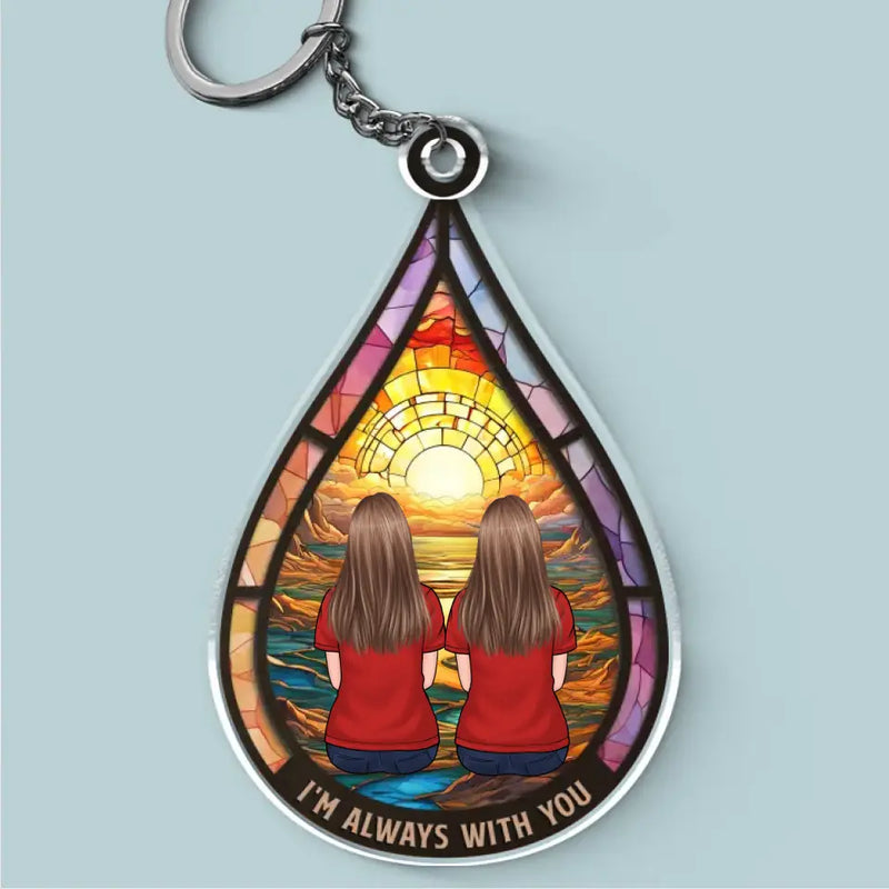 This Years May Pass But Still You Stay - Memorial Personalized Custom Shaped Acrylic Keychain - Sympathy Gift For Family Members