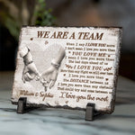 Custom Name Romantic Couple Love Gifts - Personalized Stone With Stand