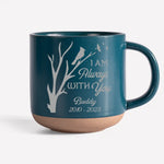 Custom Memorial Name and Date Gifts - Personalized Pottery Mug