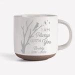 Custom Memorial Name and Date Gifts - Personalized Pottery Mug