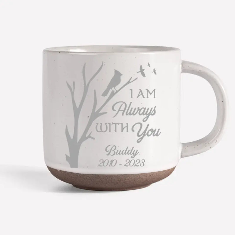 Custom Memorial Name and Date Gifts - Personalized Pottery Mug
