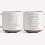 Custom Name Pet Love Gifts - Personalized Pottery Mug