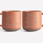 Custom Name Pet Love Gifts - Personalized Pottery Mug