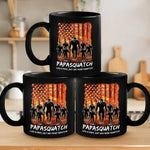 Custom Name Sasquatch Papa Gifts for Dad - Personalized Mug