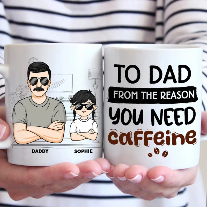 Custom Name Funny Dad Gifts - Personalized Mugs