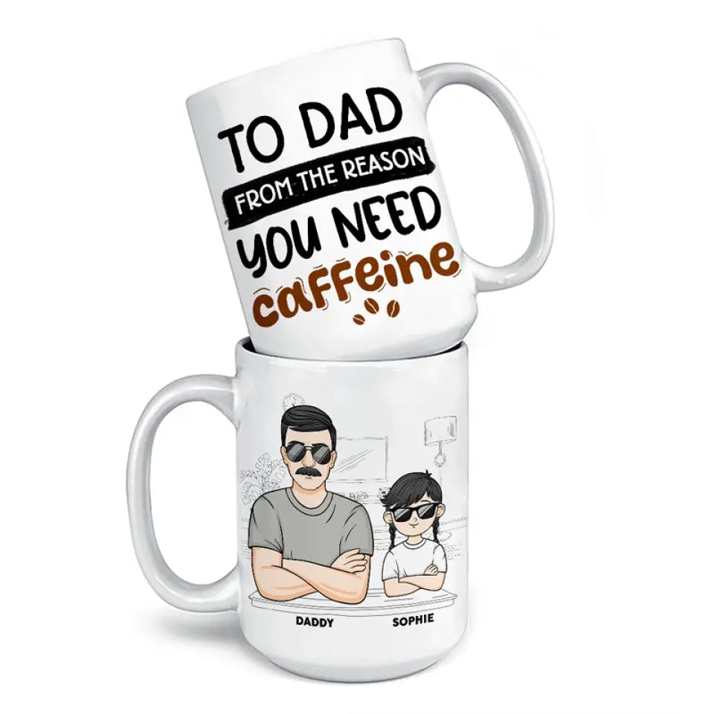 Custom Name Funny Dad Gifts - Personalized Mugs