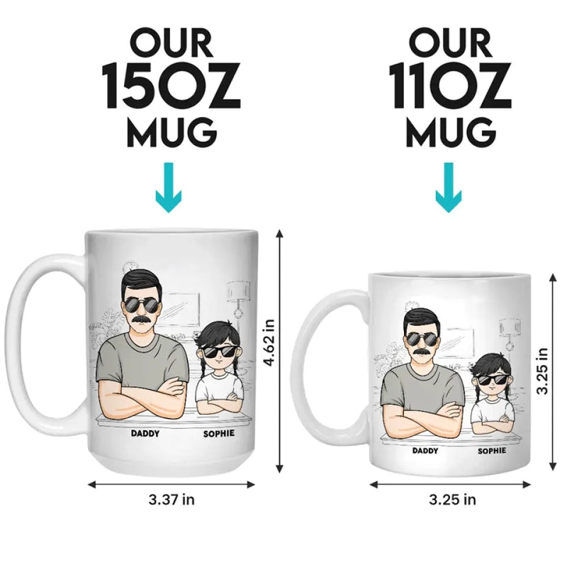 Custom Name Funny Dad Gifts - Personalized Mugs