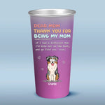 Custom Name Funny Dog Mom Gifts - Personalized Aluminum Changing Color Cup