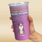 Custom Name Funny Dog Mom Gifts - Personalized Aluminum Changing Color Cup