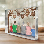 Custom Name Family Tree Gifts for Families - Personalized Shaped Acrylic Plaque