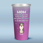 Custom Name Dog Mom Gifts - Personalized Aluminum Changing Color Cup