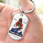 Custom Name Funny Naughty Couple Gifts - Personalized Keychain