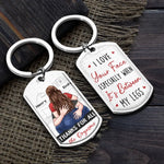 Custom Name Funny Naughty Couple Gifts - Personalized Keychain