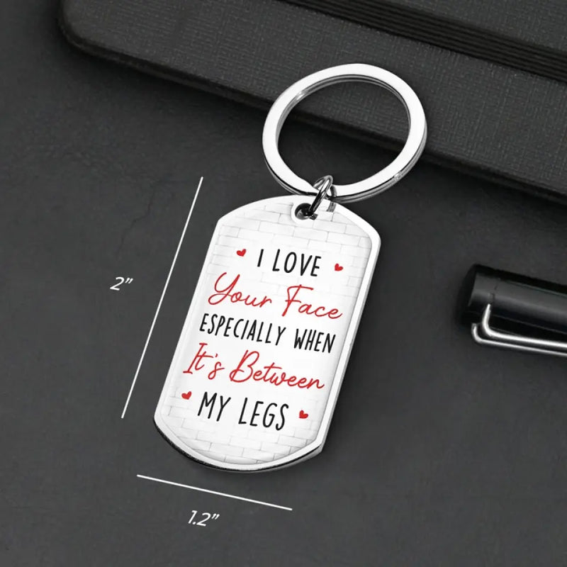 Custom Name Funny Naughty Couple Gifts - Personalized Keychain