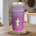 Custom Name Funny Dog Mom Gifts - Personalized Aluminum Changing Color Cup