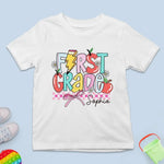 Custom Name First Grade School Gifts for Kids - Personalized Apparel