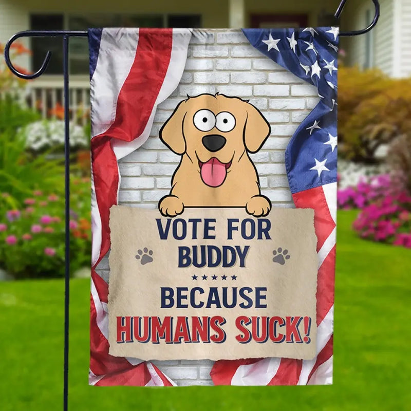 Funny Dog Election Gifts for Dog Lovers - Flag