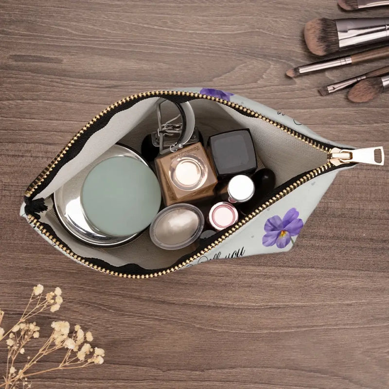 Custom Name Bridesmaid Proposal Gifts - Personalized Cosmetic Bag