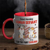 Sometimes The Best Therapist Has Fur And Four Legs -  Dog & Cat Personalized Custom Accent Mug - Gift For Pet Owners, Pet Lovers