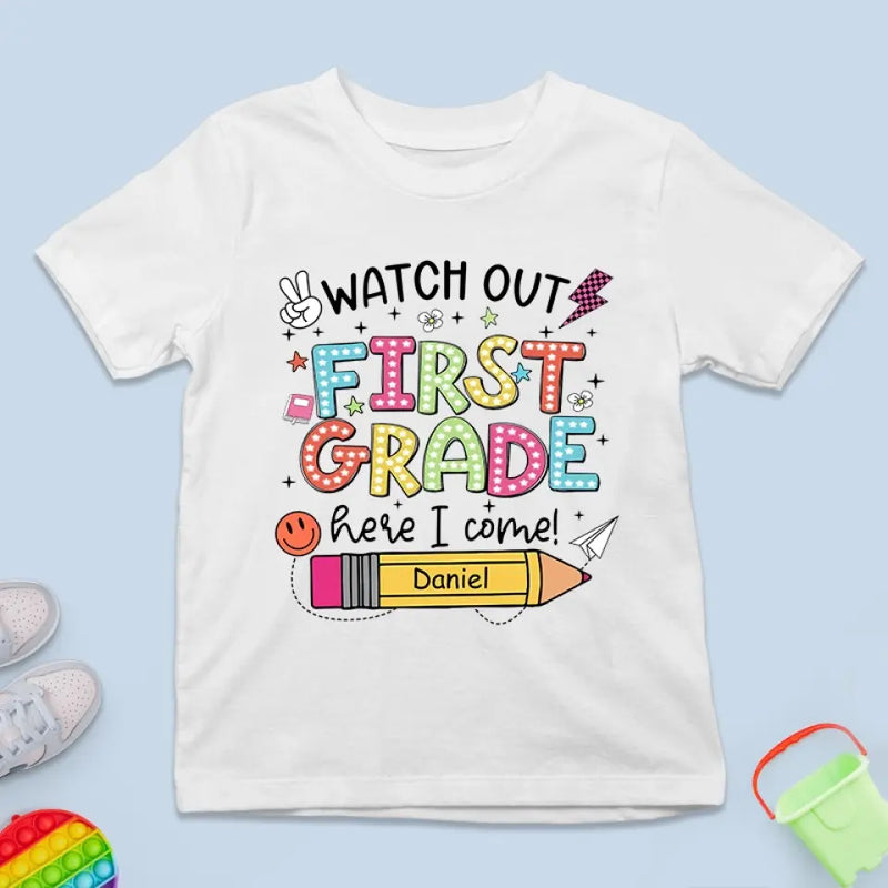 Back To School, Back To Cool - Personalized Custom Kid T-shirt - Back To School Gift For Kid