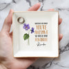 Sometimes You Forget You're Awesome - Bestie Personalized Custom Jewelry Dish - Gift For Best Friends, BFF, Sisters, Mom, Daughter