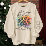 Custom Name Dog Lover Gifts for Women - Personalized Sweater