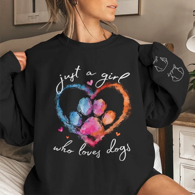 Custom Name Dog Lover Gifts for Women - Personalized Sweater