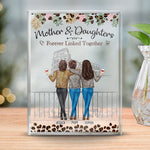 Custom Name Mother and Daughters Gifts - Personalized Shaped Acrylic Plaque