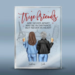 Custom Name Long Distance Friendship Gifts for Women - Personalized Shaped Acrylic Plaque