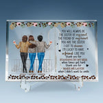 Custom Name Sister Friendship Gifts for Women - Personalized Shaped Acrylic Plaque