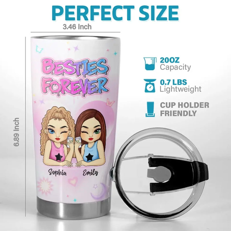 Custom Name Best Friends Gifts - Personalized Tumbler