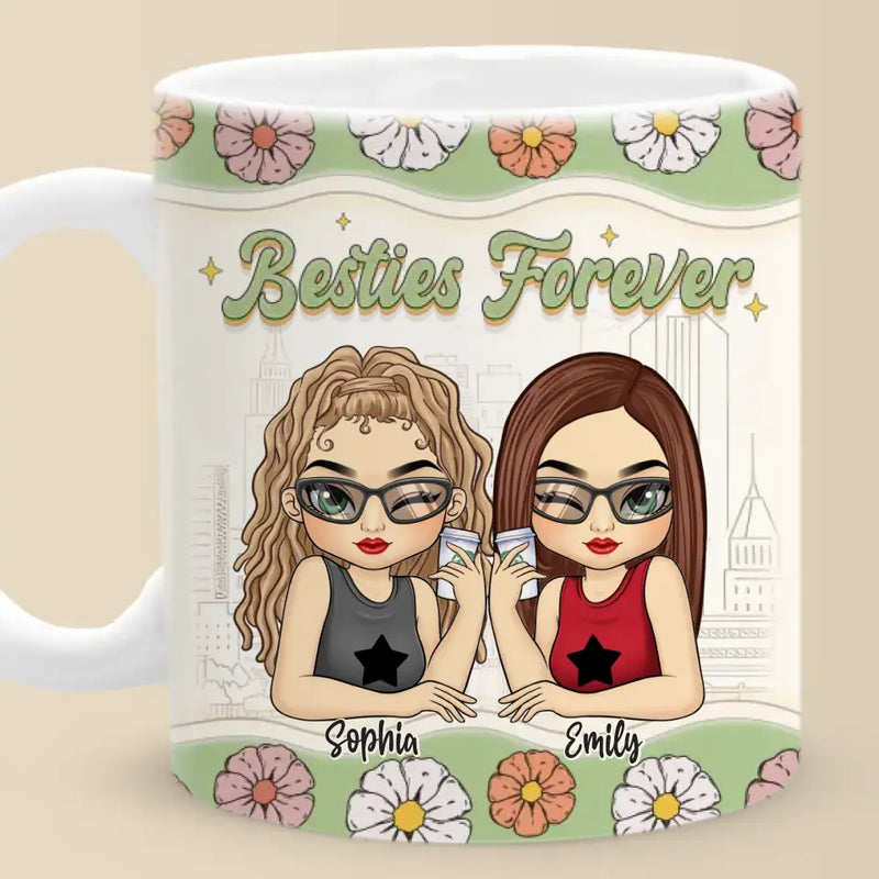Custom Name Best Friend Gifts for Women - Personalized Mugs